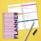 TF Publishing Pocket Pink Stripe Undated Weekly Spiral Planner